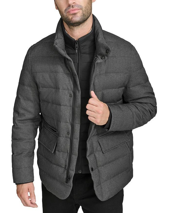 Cole Haan Puffer Coat with Removable Bib 6