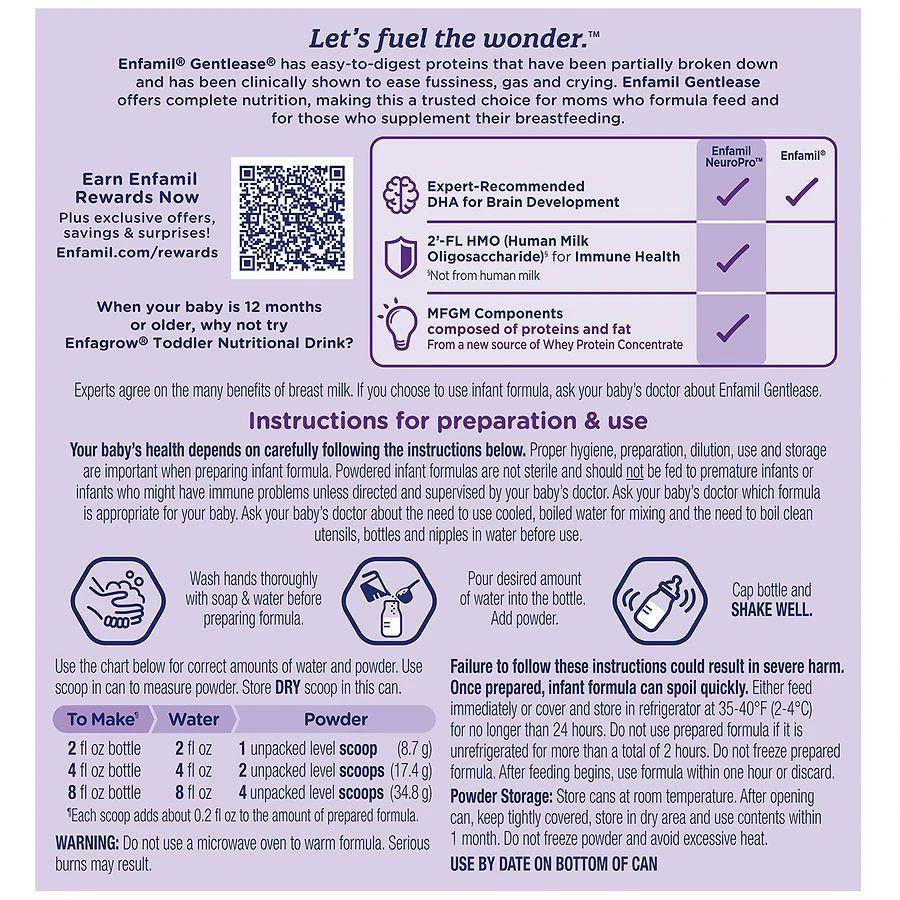Enfamil Infant Formula 0-12M Makes 90 Ounces 5