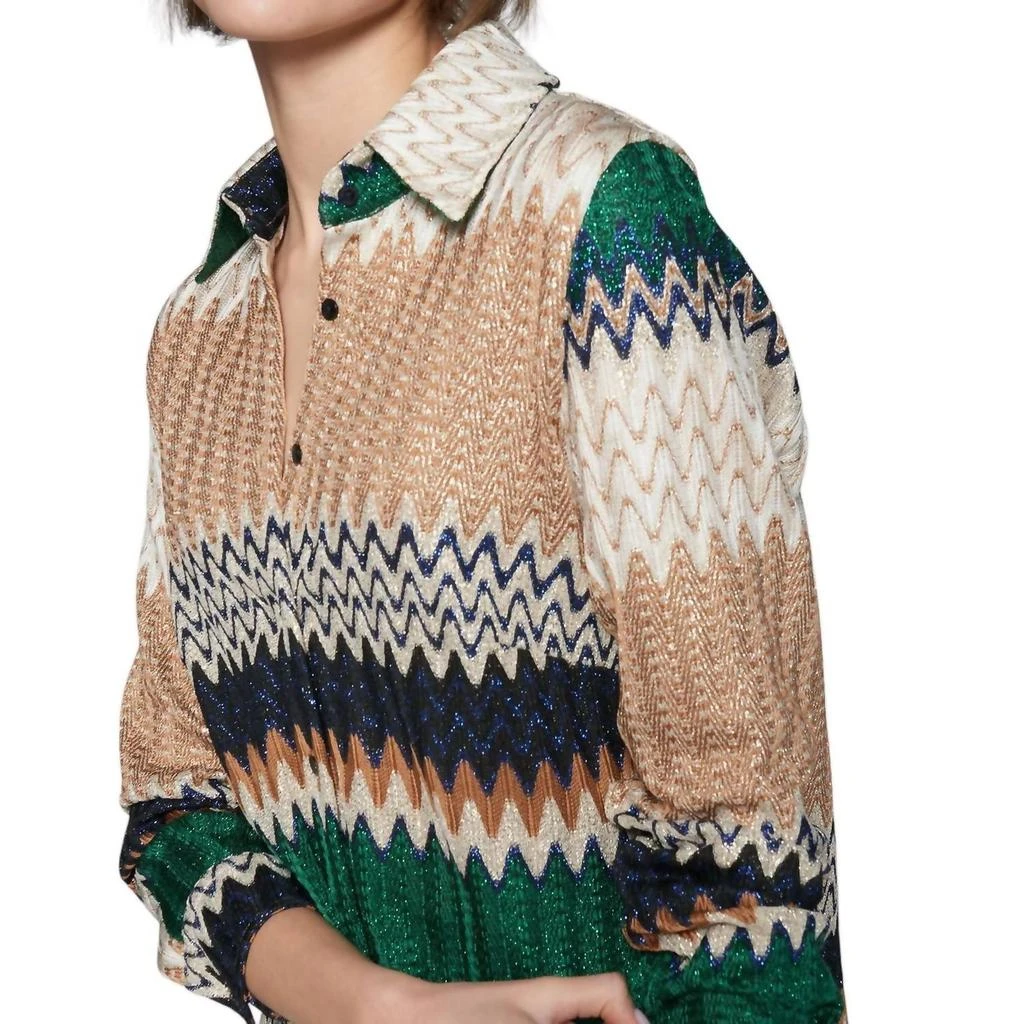 VILAGALLO Vilagallo - SPIKES PRINT TOP 3