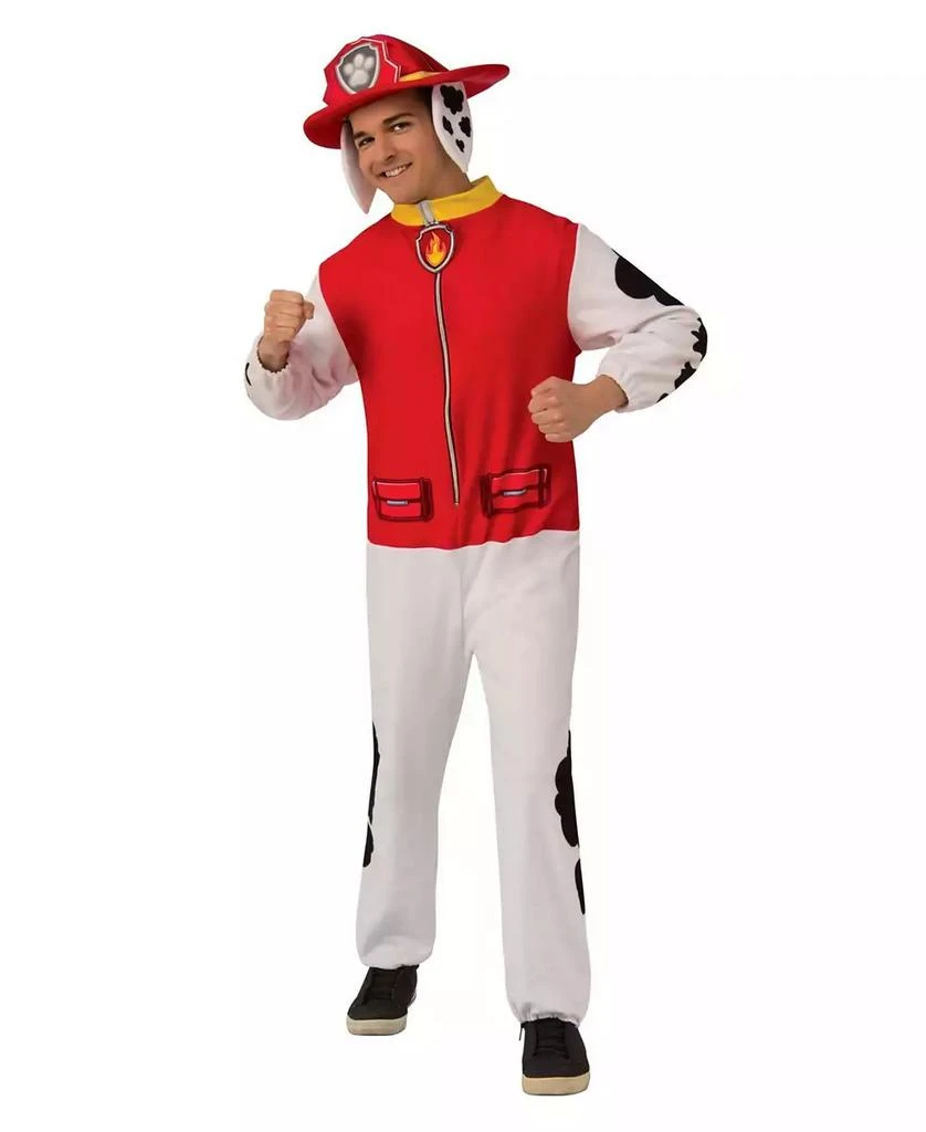 BuySeasons Men's Paw Patrol Marshall Adult Jumpsuit Adult Costume 1