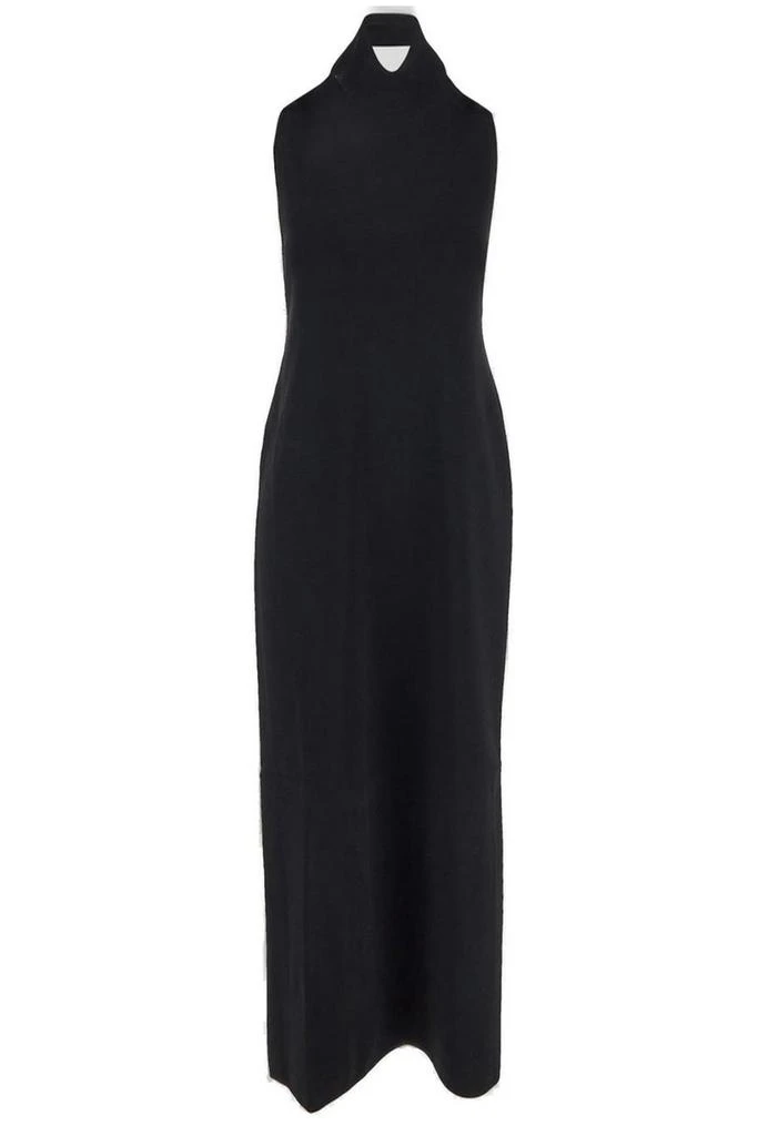 sportmax black dress MAX MARA SPORTMAX Polka dot lace Dress with drawstring BLACK main image 0