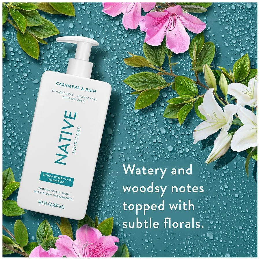 Native Strengthening Shampoo, Sulfate Free, for Women and Men Cashmere & Rain 3