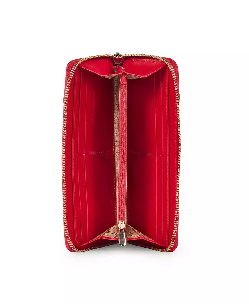 LODIS Women's Aria Accordian Zip Around Wallet 3