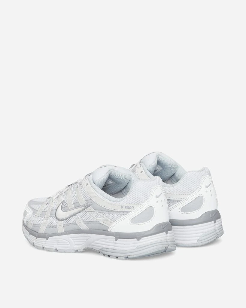 NIKE Women's P-6000 Sneakers Metallic Summit White / Wolf Grey 5