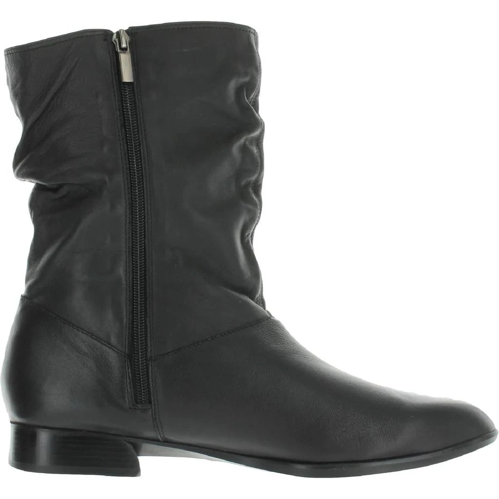 Munro Lynette Womens Leather Zipper Mid-Calf Boots 2