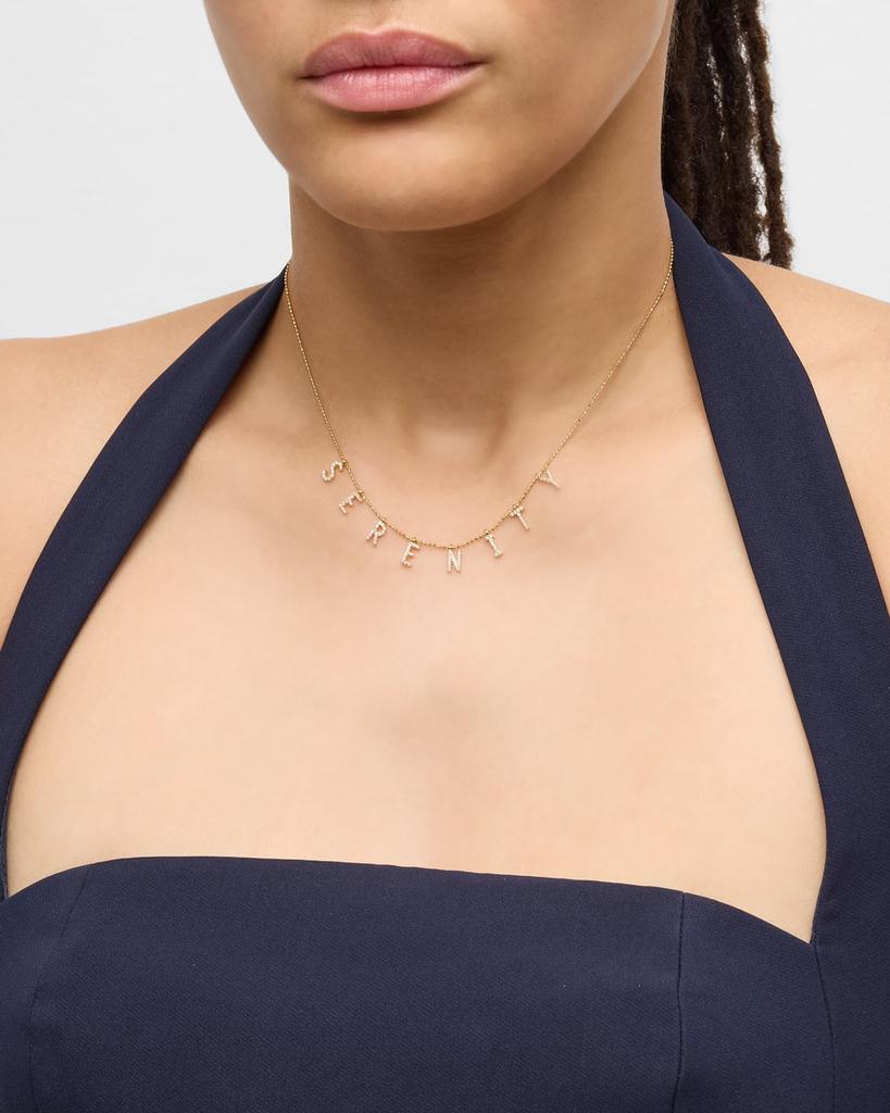 Tai 14K Gold-Plated Sterling Silver 8-Letter Personalized Necklace