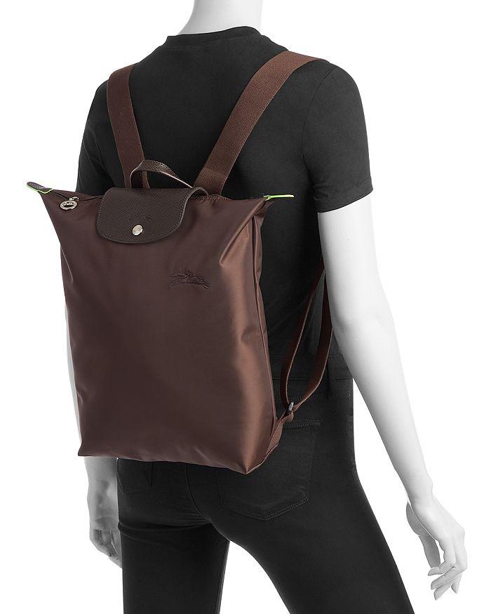 Longchamp Le Pliage Green Medium Backpack
