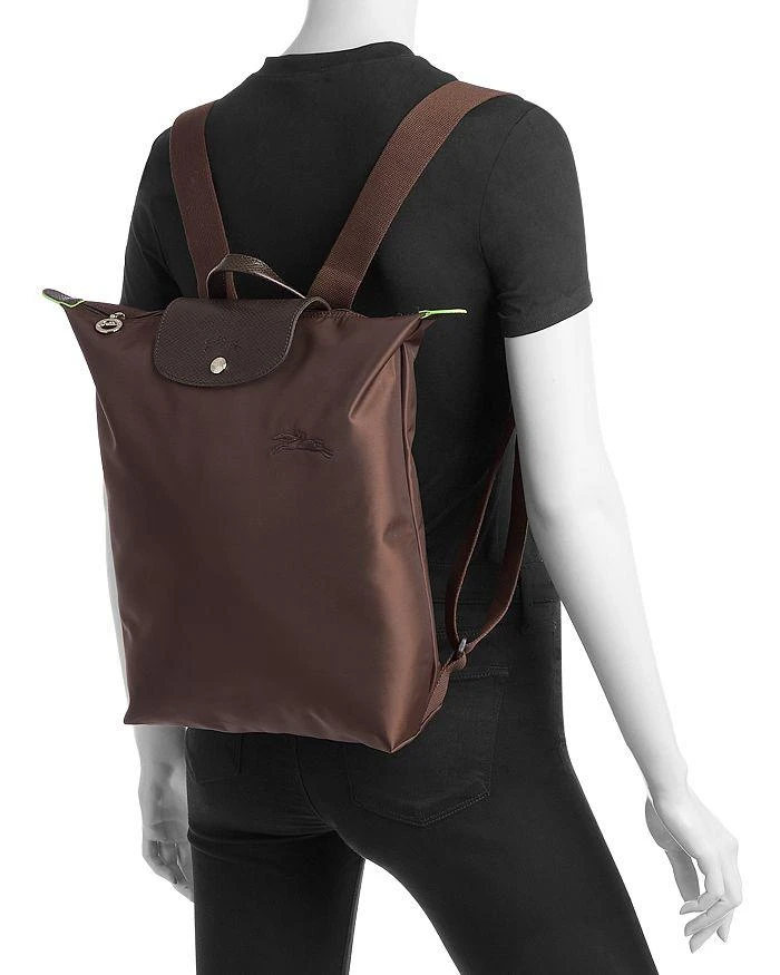 Longchamp Le Pliage Green Medium Backpack 2