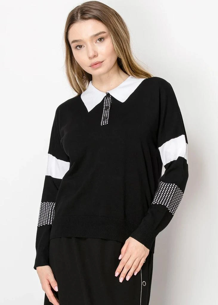 Yal New York Monochrome Elegance Pullover