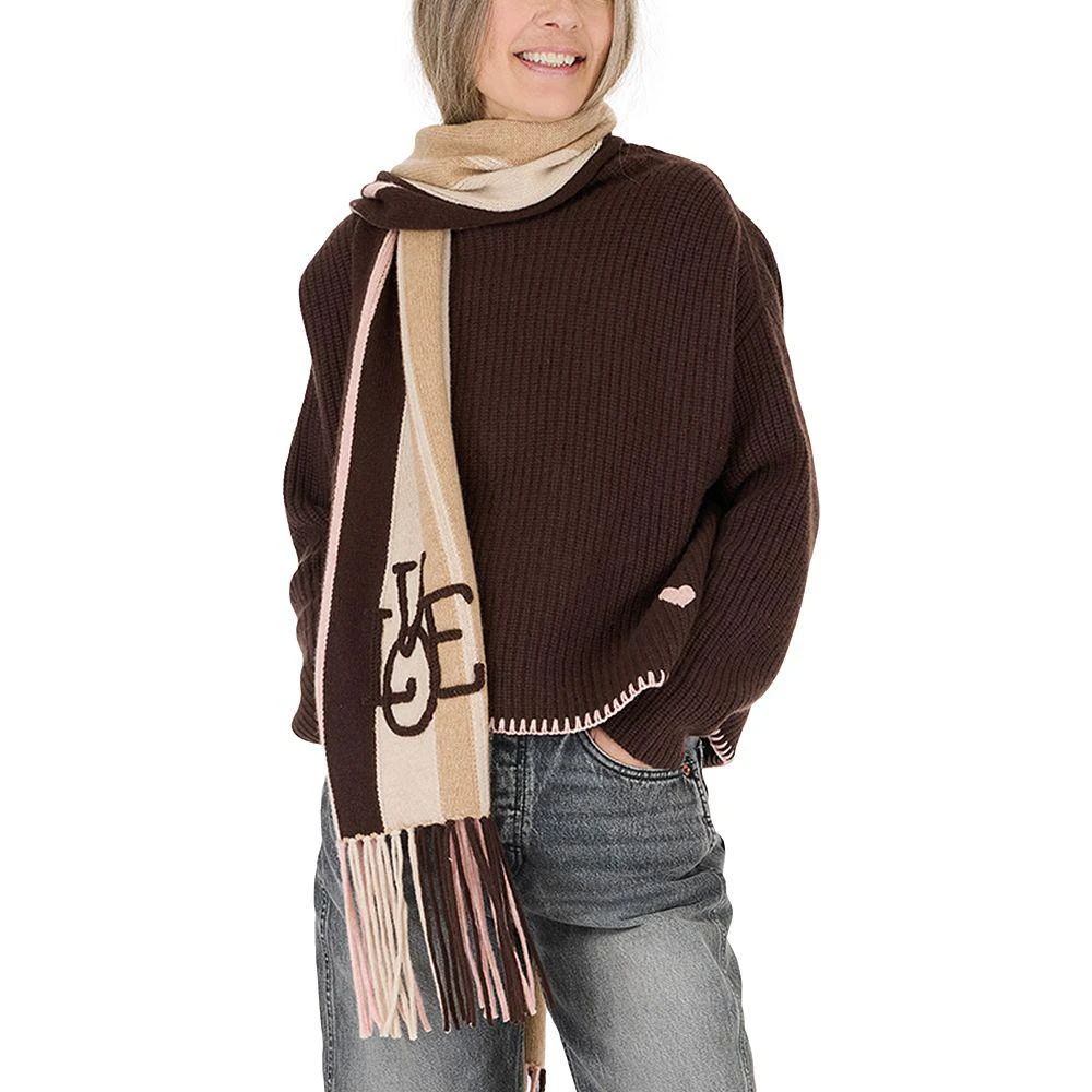 Kerri Rosenthal Lovego Striped Cashmere Scarf 1