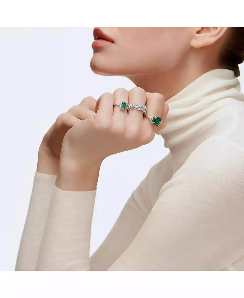 Swarovski Rose Gold-Tone Crystal Ring 5