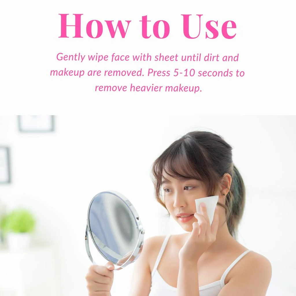 DHC DHC Make Off Sheet, Make Up Remover Wipes - 50 sheets 5