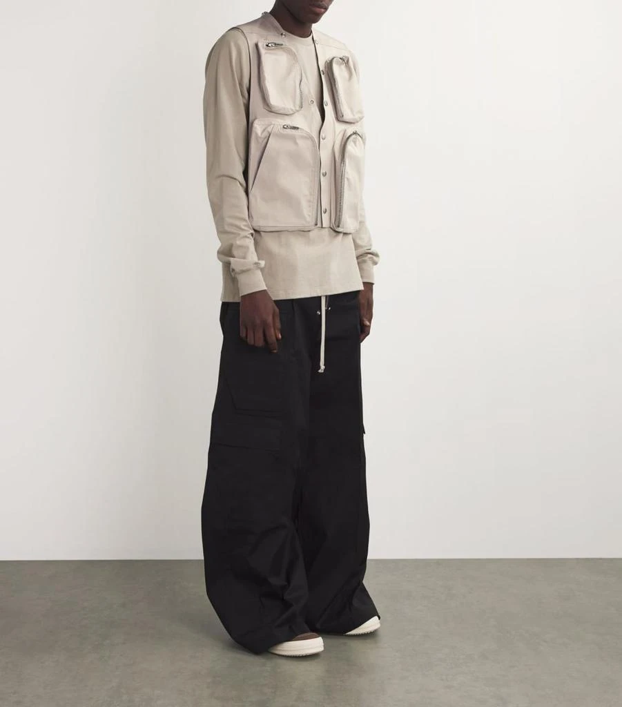 Rick Owens Cotton Cargo Gilet 2