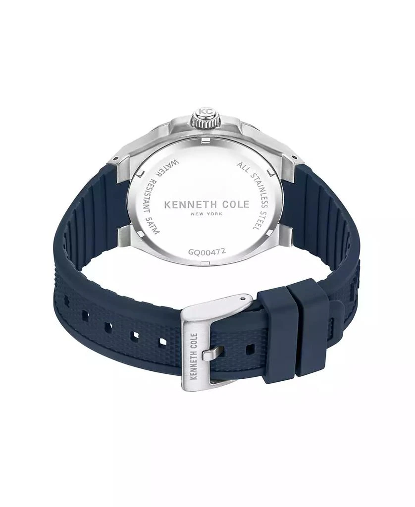Kenneth Cole Men's Dress Sport Blue Stainless Steel Watch, 43.5mm 3