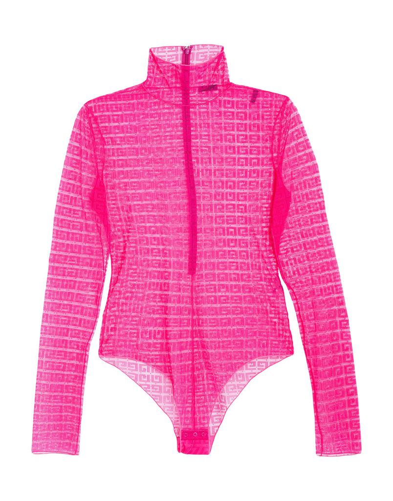 Givenchy Bodysuit in Monogram Tulle - Tops - Free Shipping