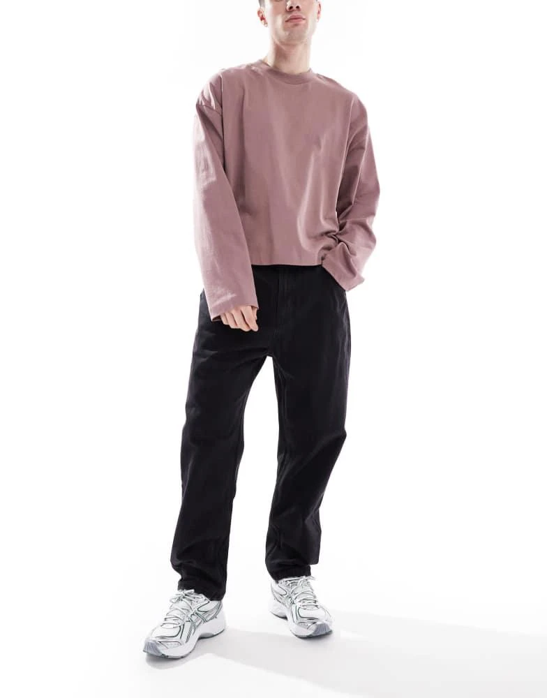Bershka Bershka loose fit jeans in black 2