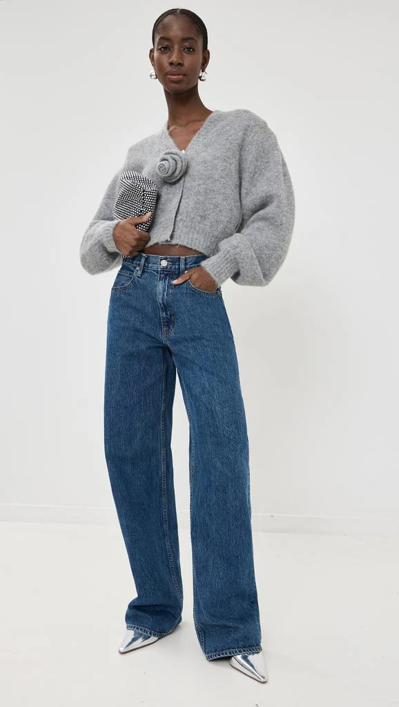 ROTATE Birger Christensen Knit Cropped Cardigan 1