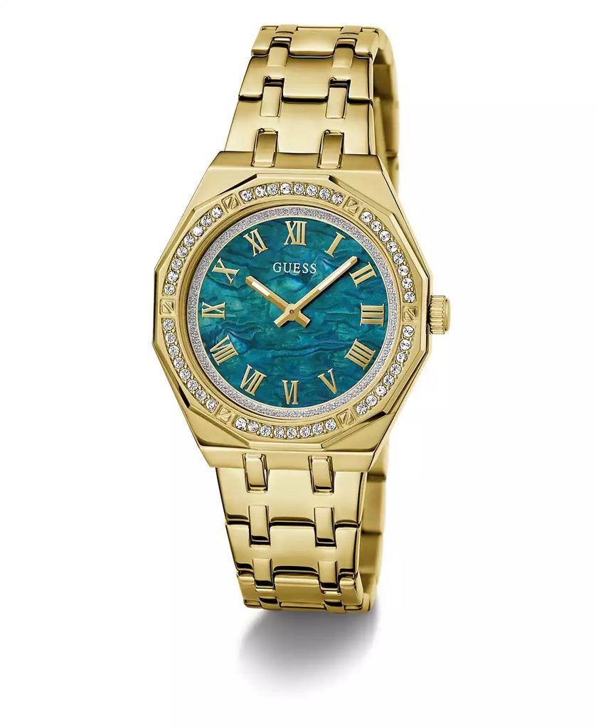 GUESS Women's Analog Gold Stainless Steel Watch 36mm