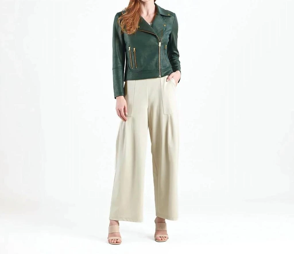 CLARA SUNWOO Clara Sunwoo - Liquid Leather Moto Jacket