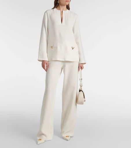 Valentino VGold silk top 2