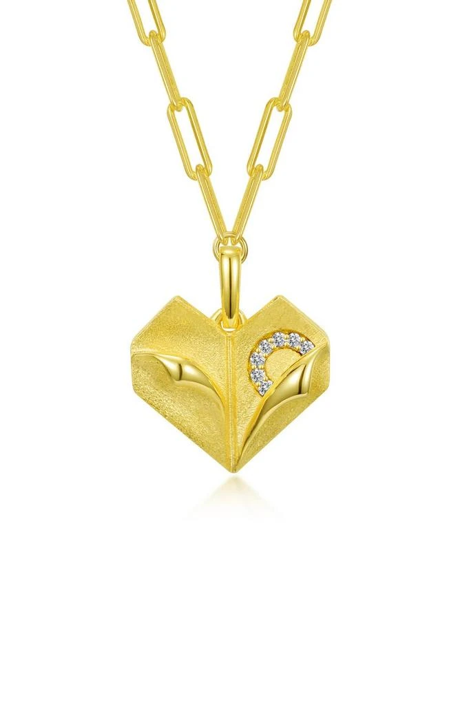 Lafonn Healing Courage Heart Pendant Necklace 1