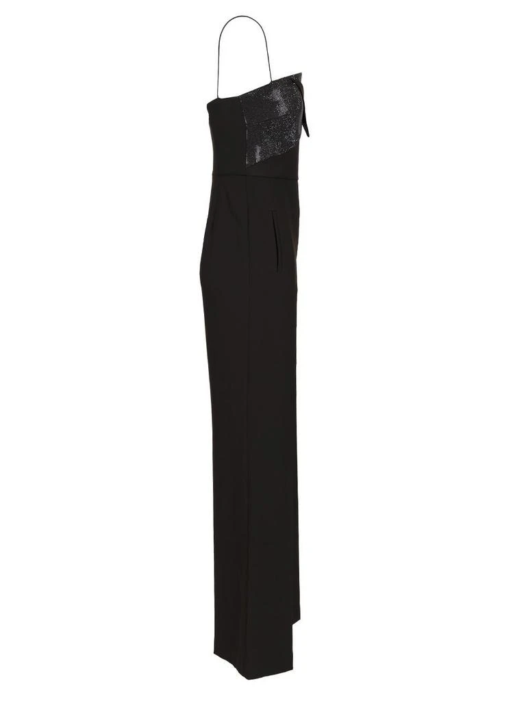 ROLAND MOURET Roland Mouret Strapless Wide Leg Jumpsuit 3