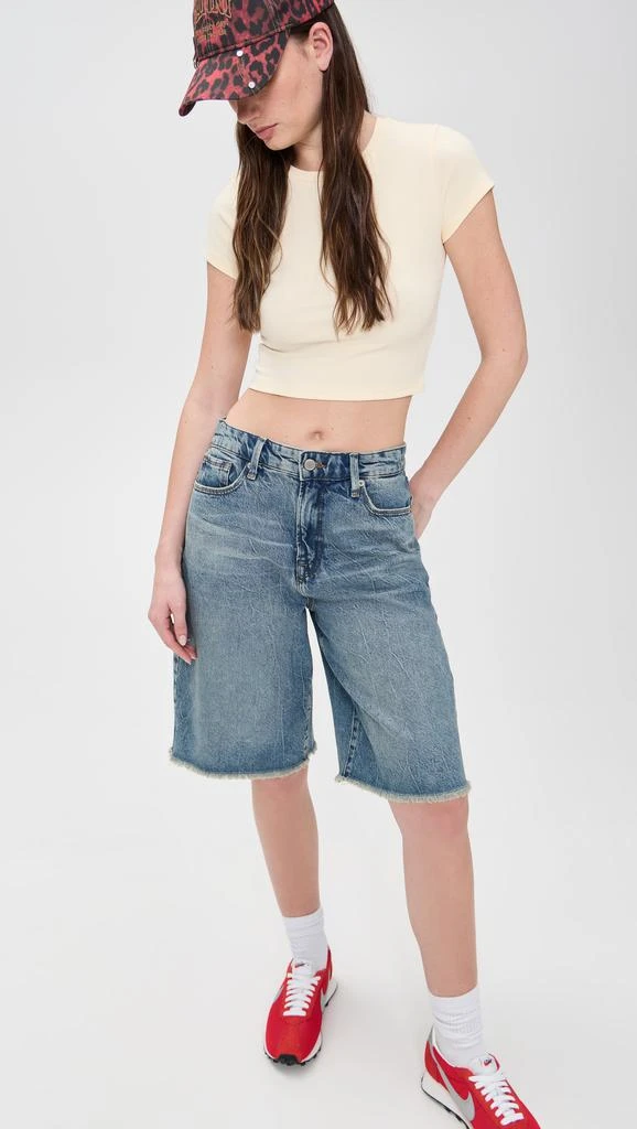 Good American Good Standard Ease Bermuda Shorts 1