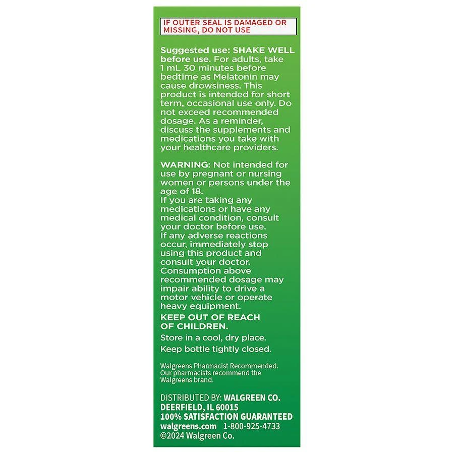 Walgreens Liquid Melatonin Berry 2