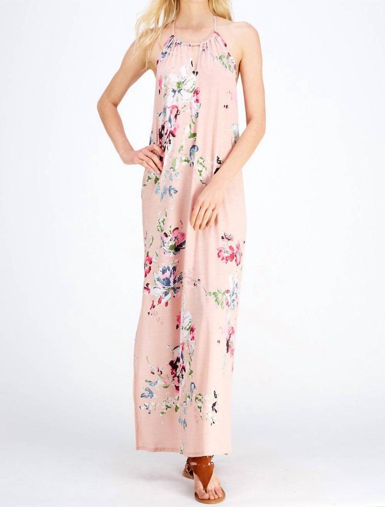 Zimmermann One-shoulder floral-print linen midi dress