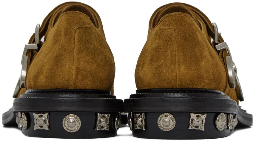 Toga Virilis Khaki Buckle Monkstraps 2