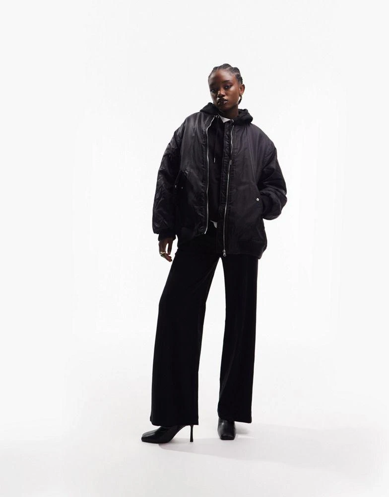 ASOS ASOS DESIGN straight leg jogger in black 1