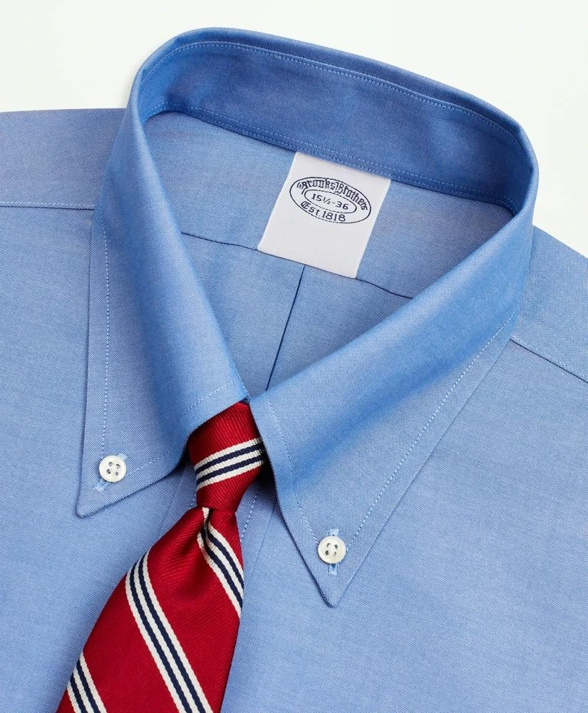 Brooks Brothers Stretch Supima® Cotton Non-Iron Pinpoint Oxford Button-Down Collar Dress Shirt 2
