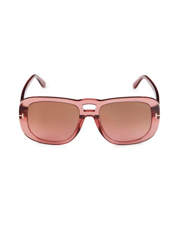 Tom Ford 56MM Rectangle Sunglasses 1