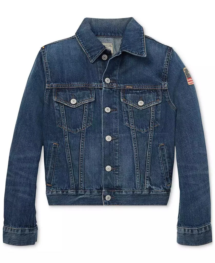 Ralph Lauren Big Boys Denim Cotton Trucker Jacket 5