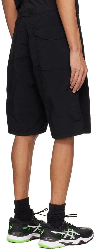NEMEN Black Baggy Shorts 3
