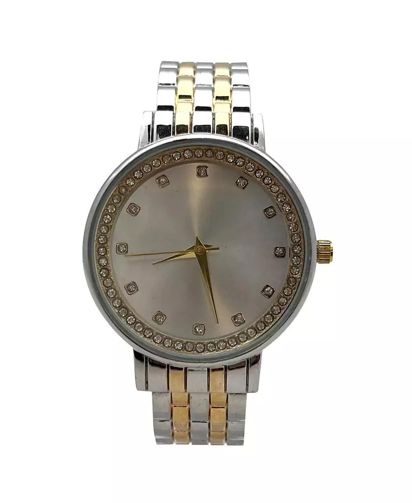 Olivia Pratt Two Tone Boyfriend Style Bangle Women Watch 3