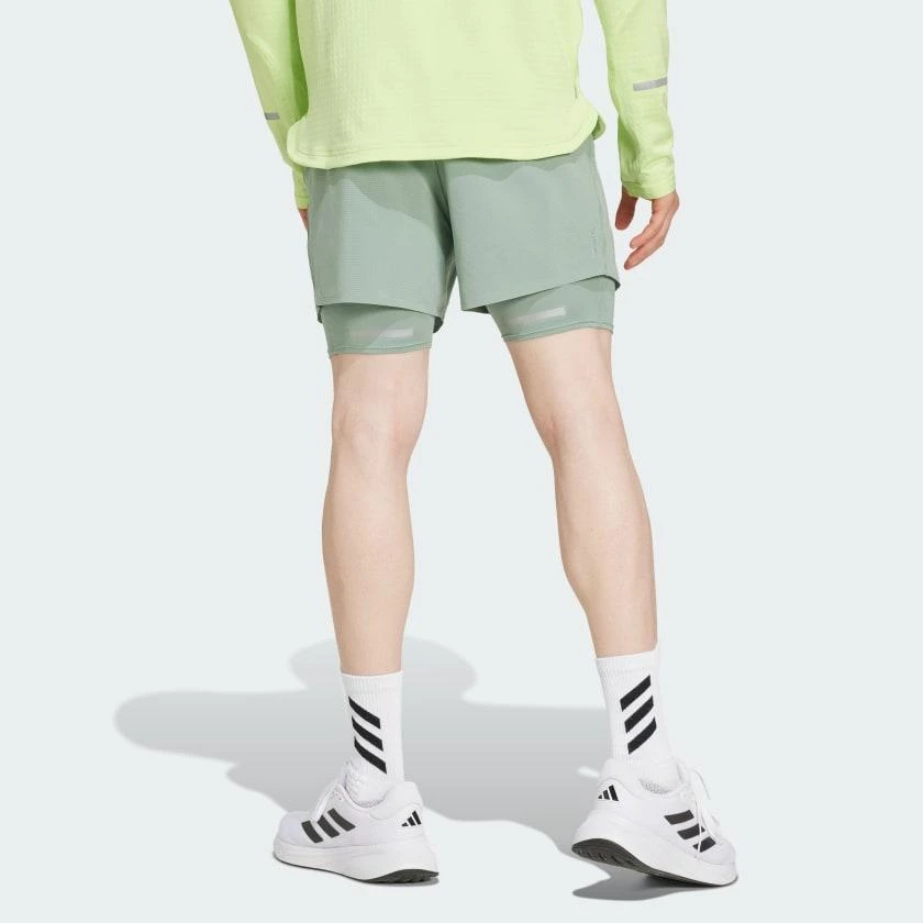 Adidas Men's  Ultimate Running Reflective 2-in-1 Shorts 2