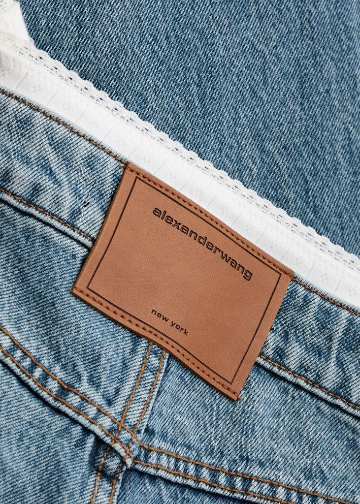 Alexander Wang Underwear-effect straight-leg jeans 5