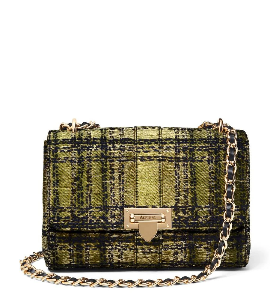 Aspinal of London Large Tweed Lottie Bag 1