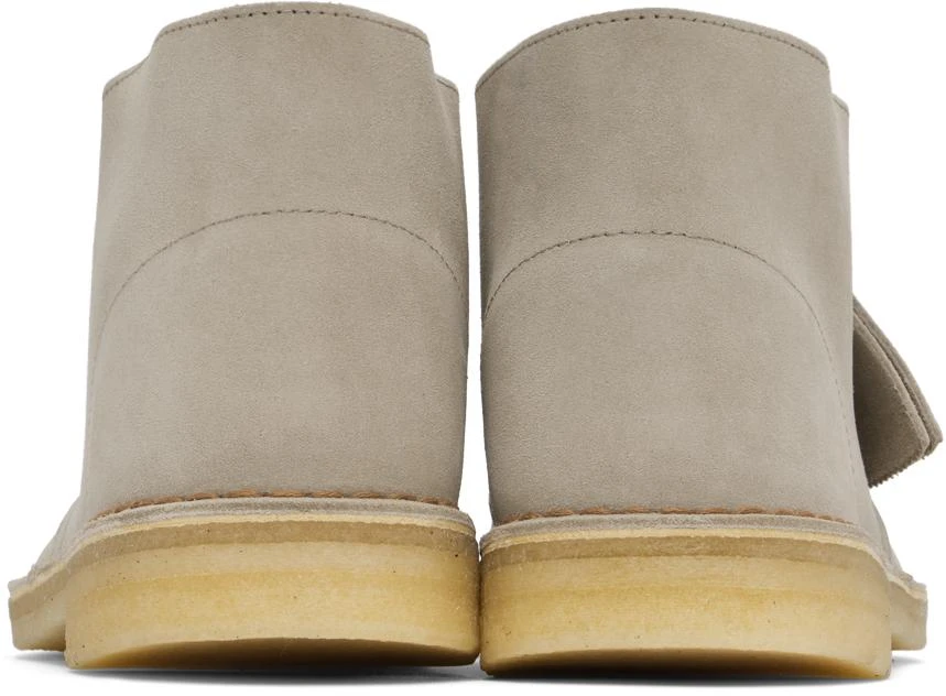 Clarks Taupe Suede Desert Boots 2