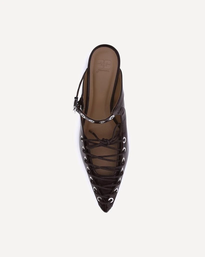 Ganni Oleatex laced Mules 6
