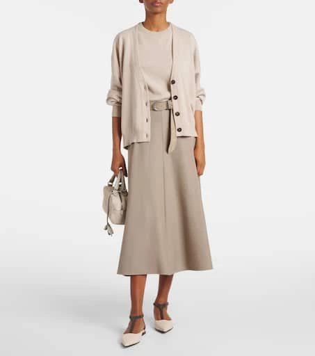 Brunello Cucinelli Monili leather flats 3