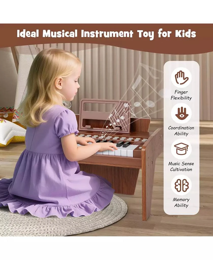 Mecale 25-Key Children
s Piano Keyboard, Adjustable Speed 
Volume for Early Music Education and Fun 9