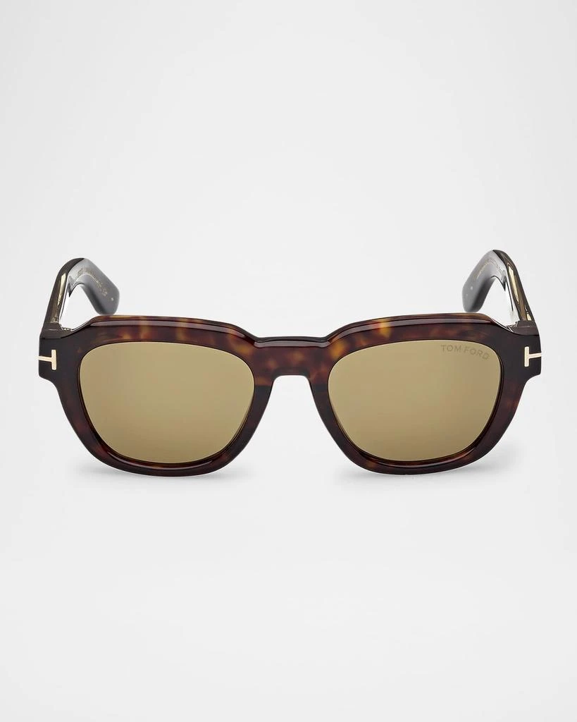 Tom Ford Men's Icon Collection Acetate Square Sunglasses 1