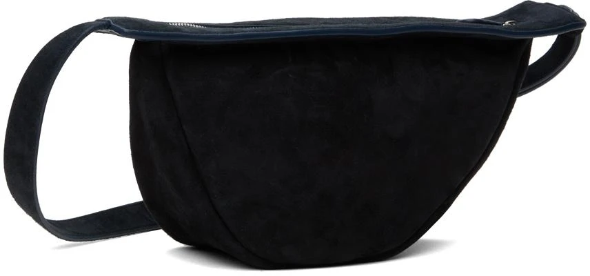 The Row Navy Small Slouchy Banana Bag 3