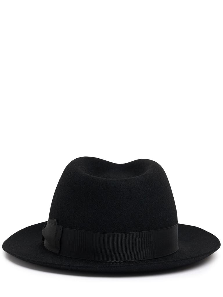 BORSALINO Brushed Felt Fedora Hat