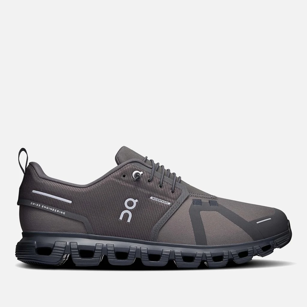 On Men's Cloud 6 Waterproof Running Trainers - Thorn/Black 1