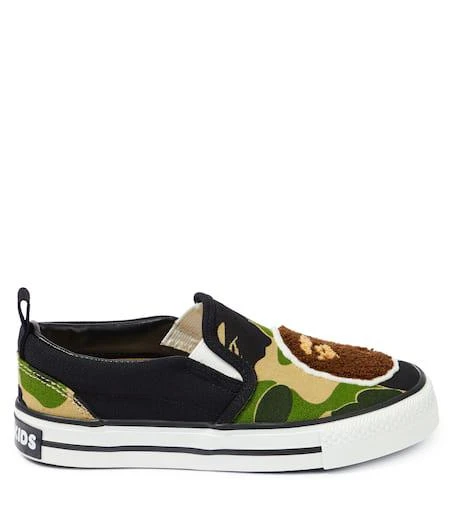 BAPE Kids Baby printed slip-on sneakers 3
