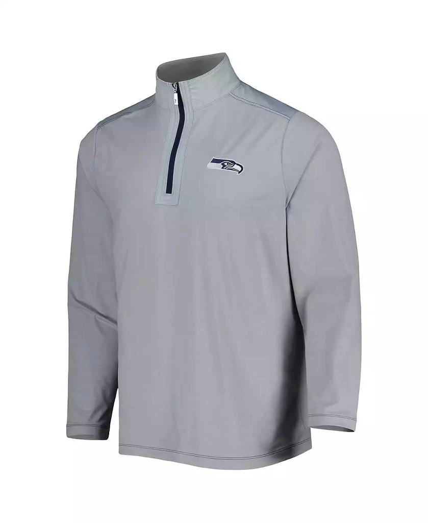 Tommy Bahama Men's Gray Seattle Seahawks On Deck Island Zone Half-Zip Jacket 7
