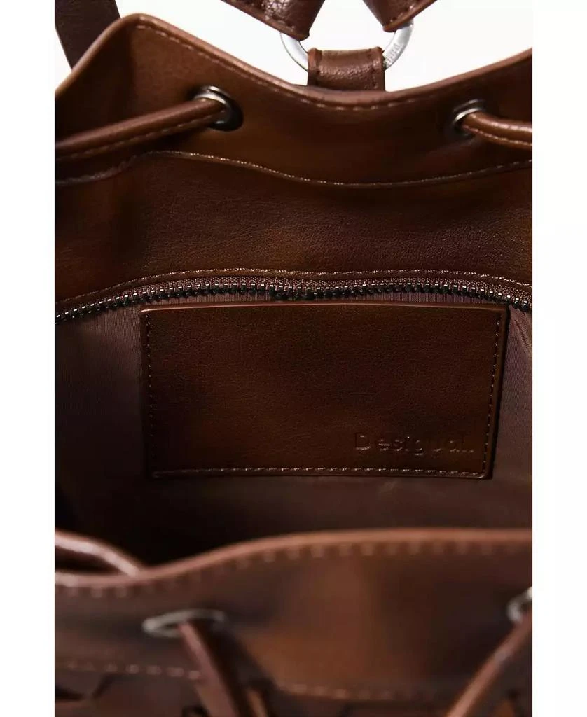 Desigual Women
s Medium braided drawstring backpack 6